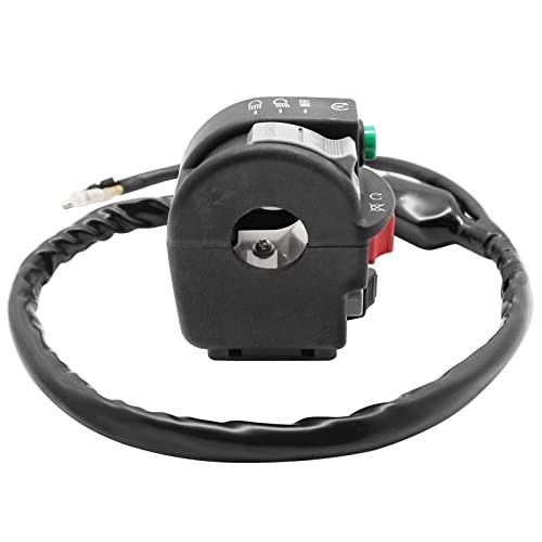 Handlebar Control Switch Button Start Stop Headlight Override for Kawasaki