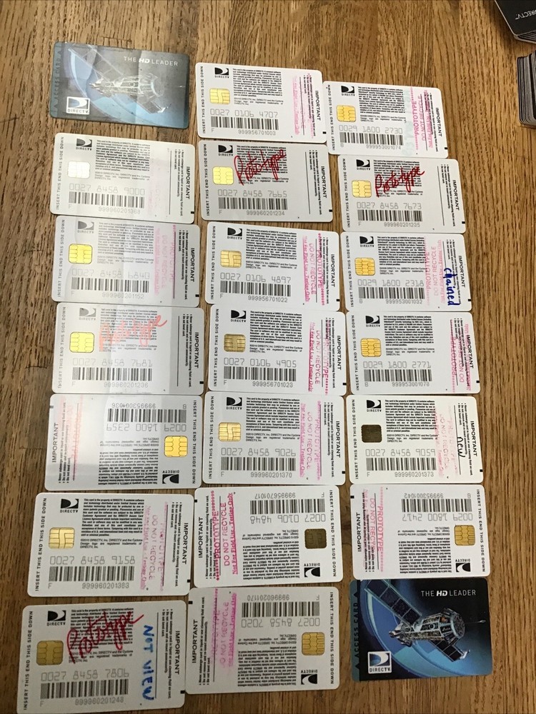 Direct TV Satellite Cable Access Card 2008-10  Remote Access Module Prototype