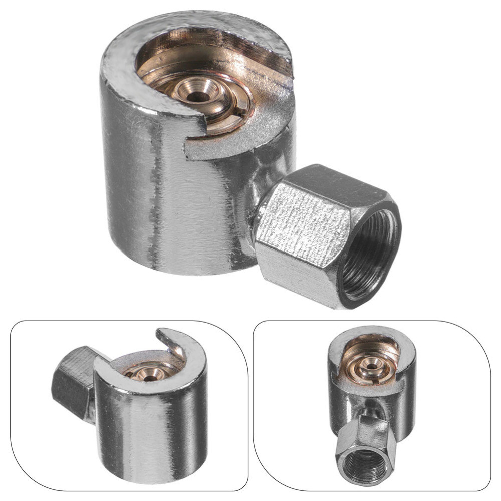 2 Pcs Grease Nozzle Button Head Fitting Coupler Replacement Adapter