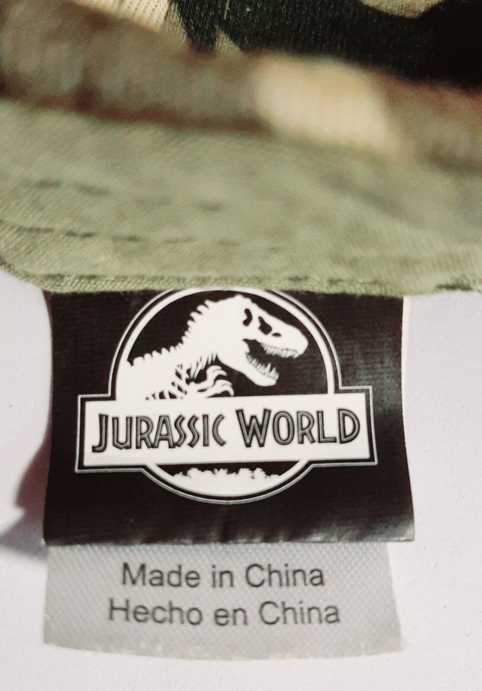 Jurassic World One Size Snapback Cap Camouflage Baseball Hat