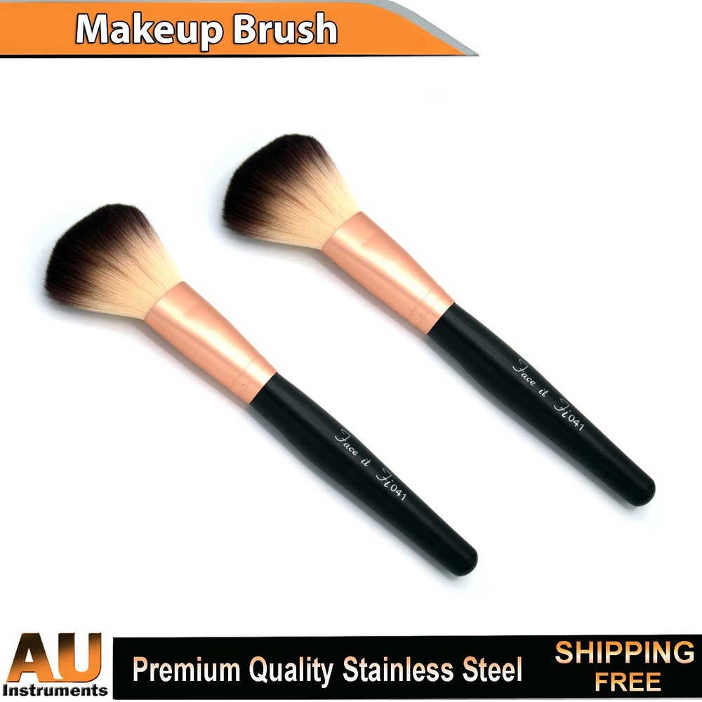 Makeup Brushes Face Eyeshadow Blush Foundation Make up Brush Black & Brown
