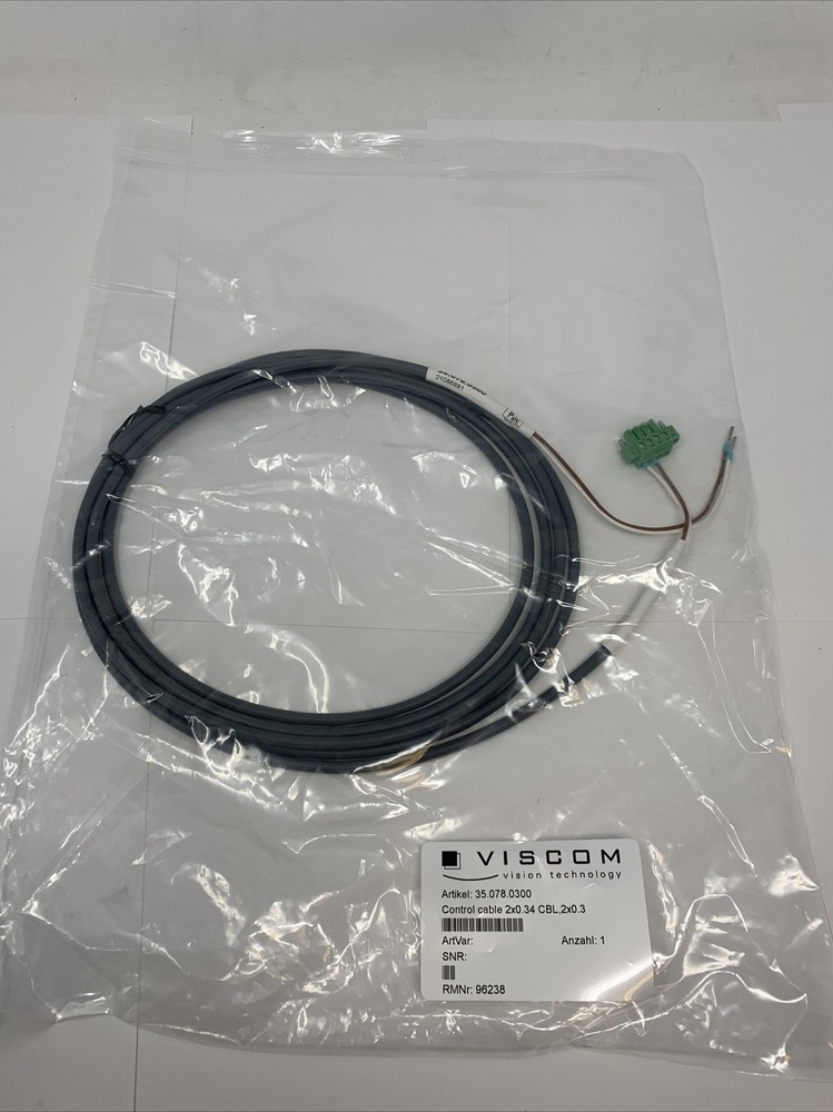 Viscom Vision Technology Control Cable 35.078.0300 (Brand New)