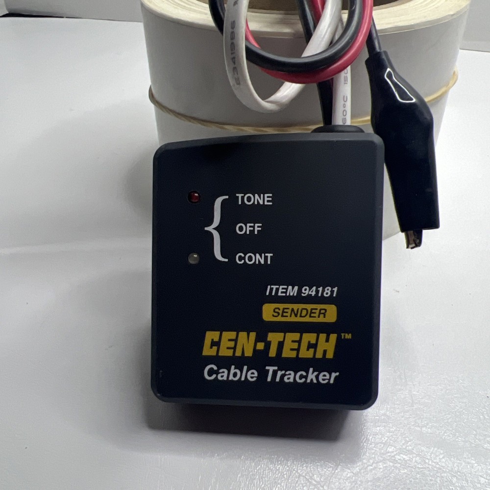 Cen-Tech Cable Tracker, Electrical Wire Finder, Circuit Tester - #94181 Used