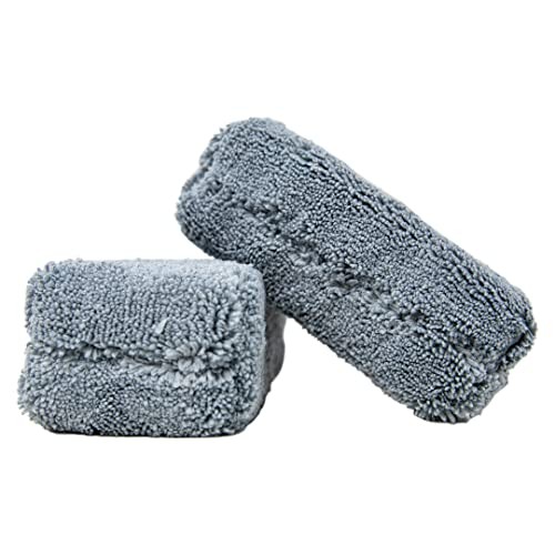 Premium Microfiber Applicator (2 Count) - Car Detailing Applicator Pads -