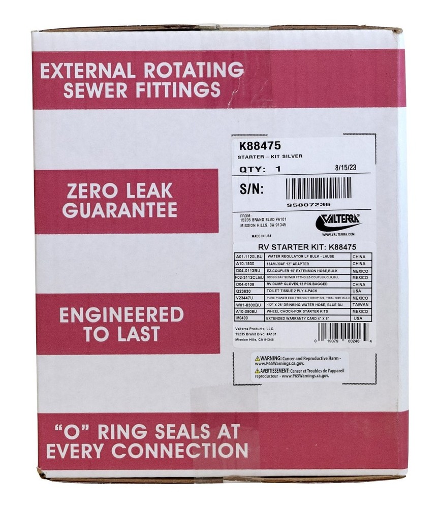 Valterra K88475  PDI KITS RV