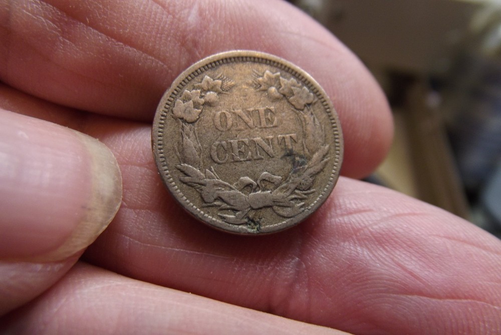 1858 Flying Eagle Cent Fine or better Nice Looking Original Coin