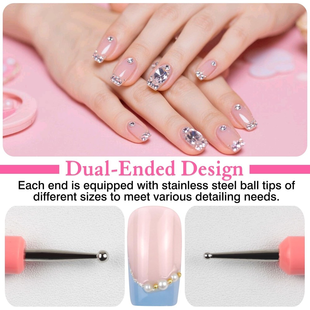 5-Piece Pattern Tracing & Embossing Stylus Set – Dual-Ended Ball Tip Tools fo...