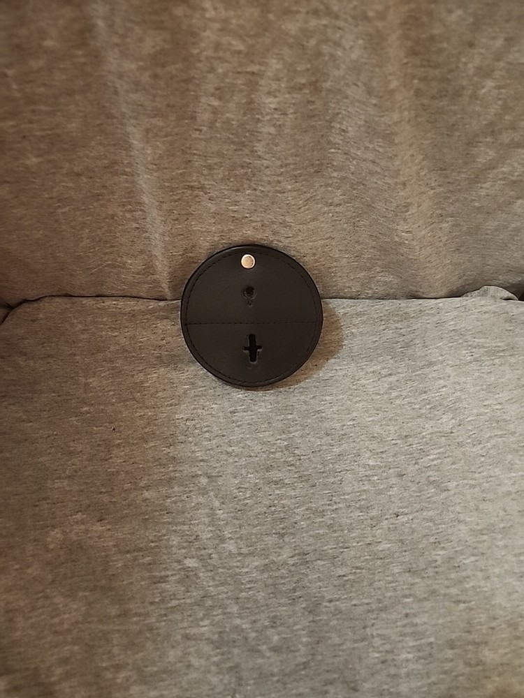 police badge holder leather