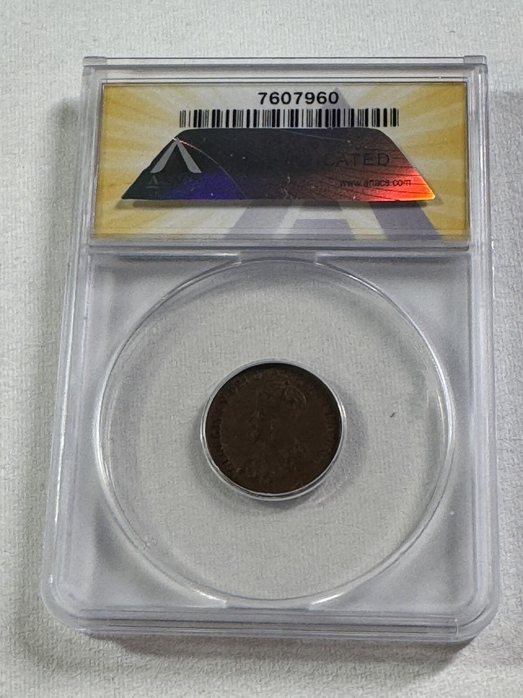 1925 Canada 1 Cent Graded VF 35 by ANACS