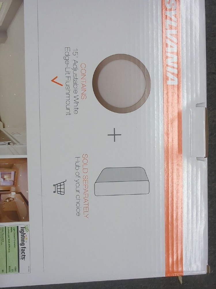 ✨New✨ Sylvania Smart+ 15-inch Adjustable Edge-Lit Flushmount Light - Lighting