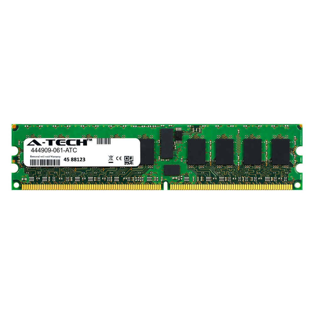 2GB DDR2 PC2-6400 800 MHz ECC UDIMM (HP 444909-061 Equivalent) Server Memory RAM