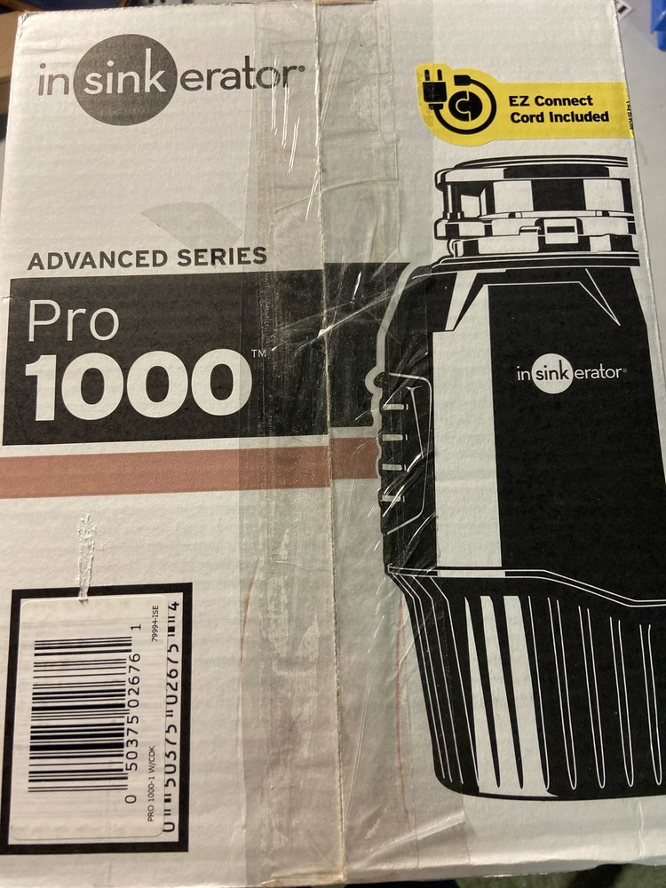 InSinkErator 79852K-ISE Pro 1000 Garbage Disposal, 1 HP - Includes Power Cord