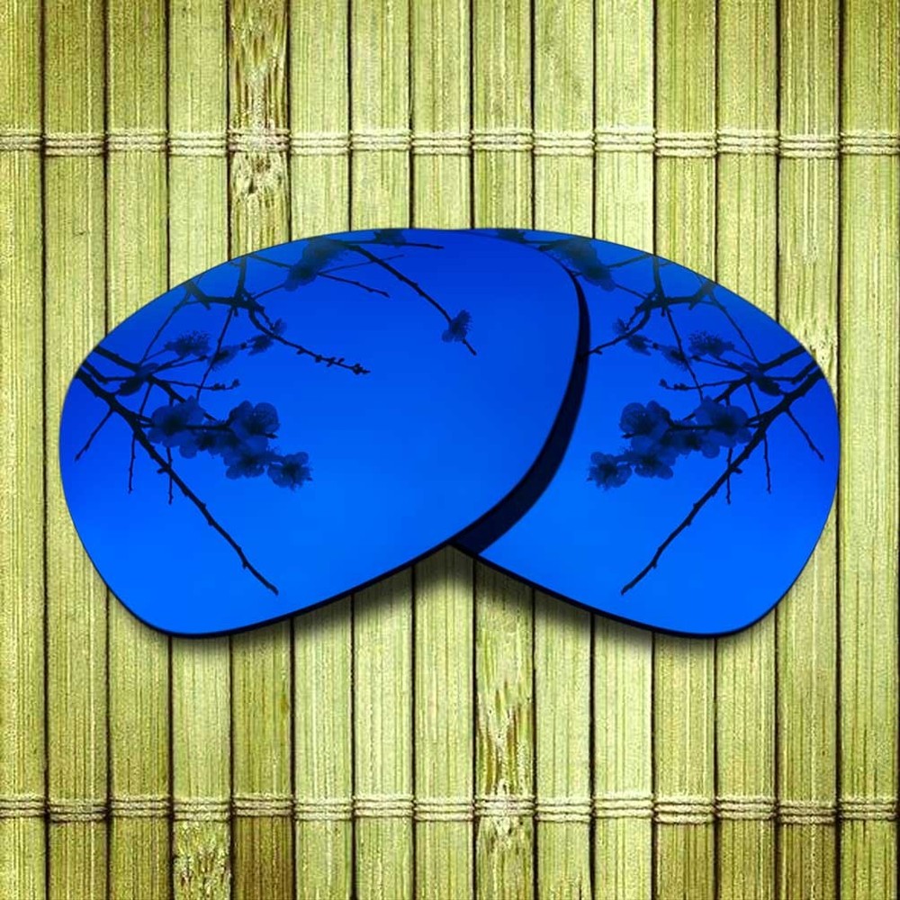 Dark Blue Replacement Lenses for-Oakley Split Time OO4129 Polarized