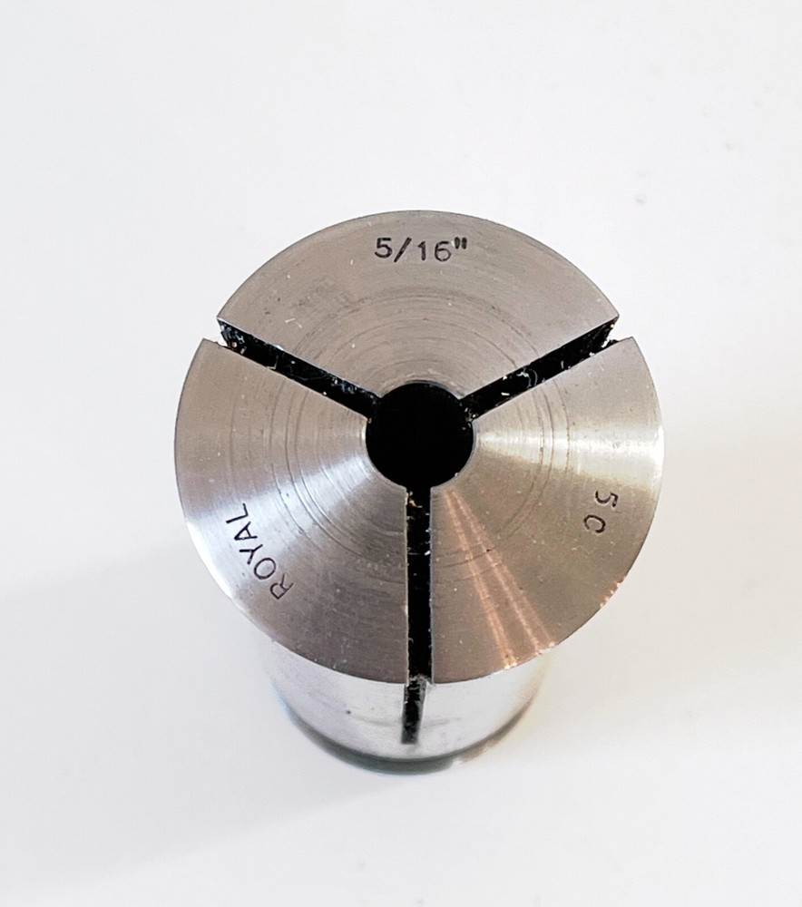 5/16" ROYAL 5C Round Collet External & Internal Threads .3125" USA