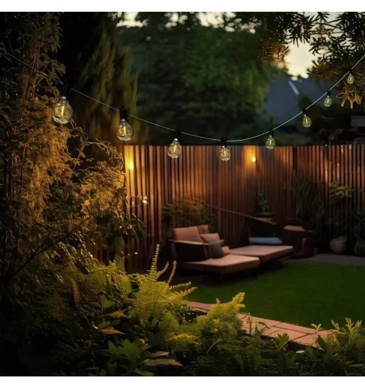 Feit Electric 50' LED Cafe String Light