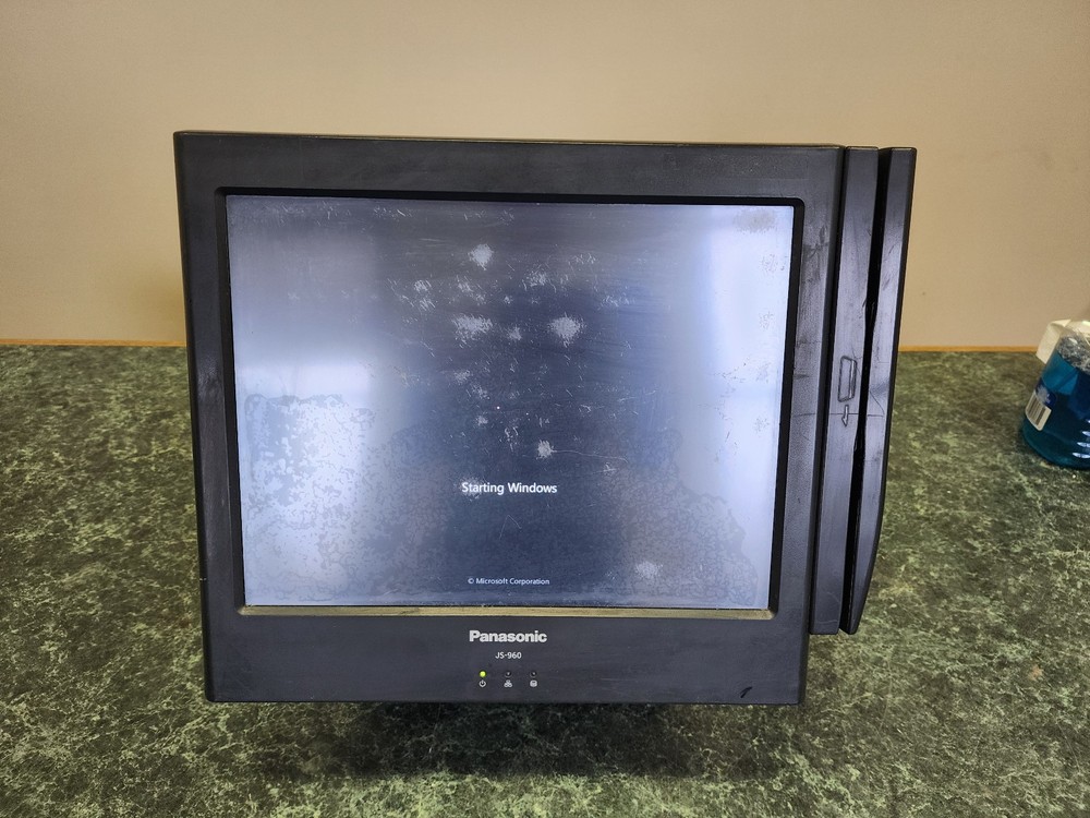 Panasonic JS-960 POS 15" Workstation Model JS-960WP w/ Card Reader