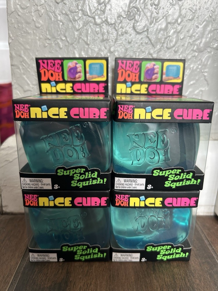 ***NIB*** (4) NeeDoh Nice Cube