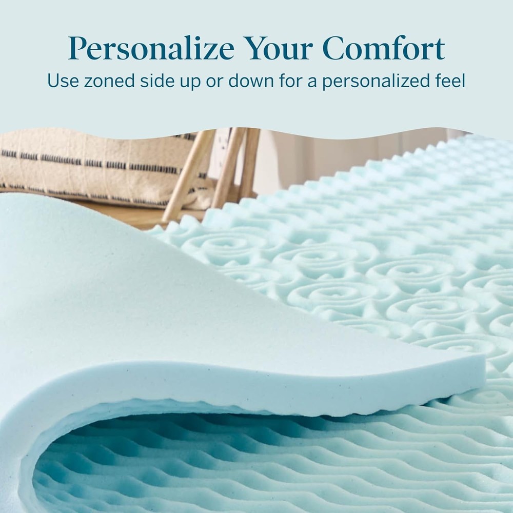 Gel Memory Foam Mattress Topper