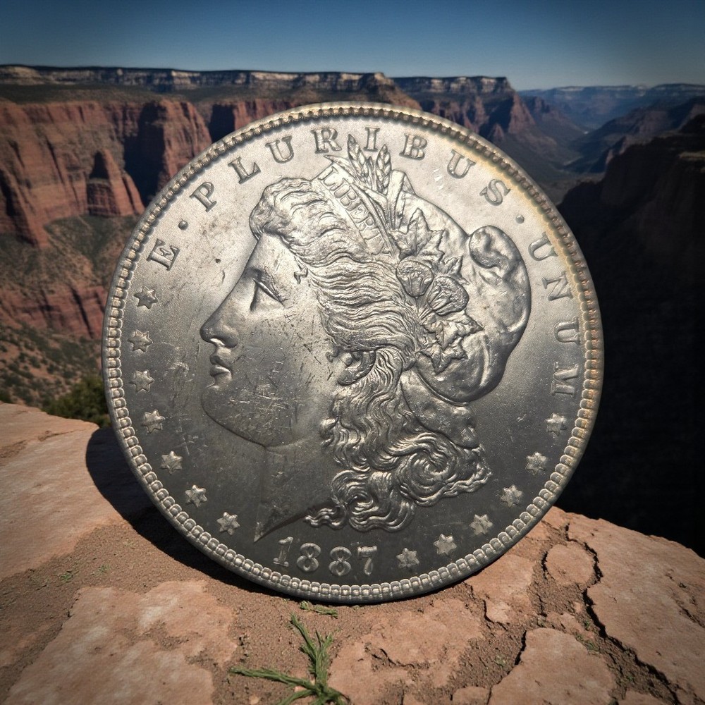 1887-P Morgan Silver Dollar 90% Silver