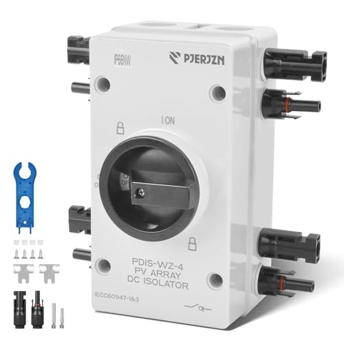 Solar Panel Disconnect Switch 4P 32A 1000VDC Isolator Switch PV 32Amp 1000V 32A