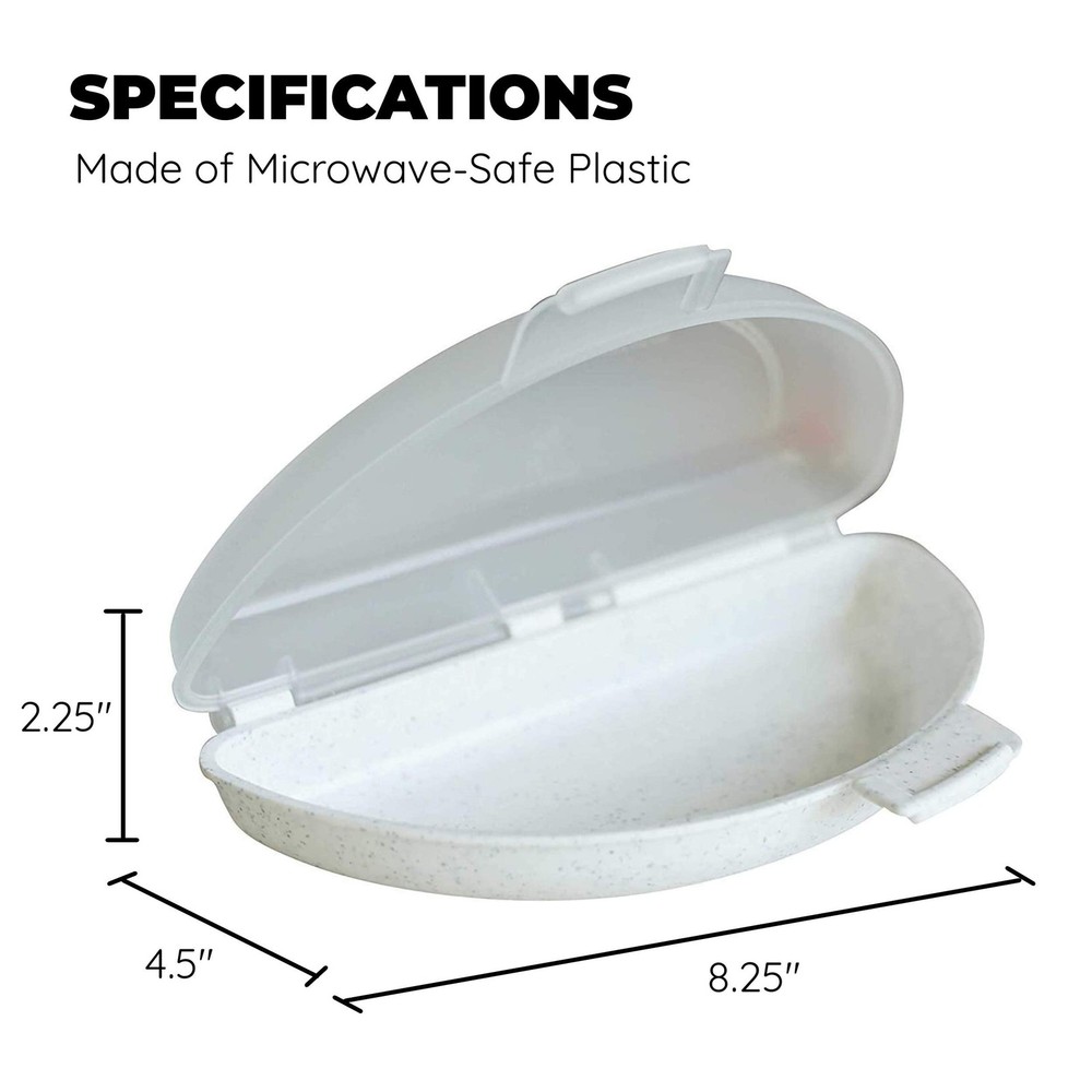 Microwave Omelet Maker, Nonstick 3-Egg Capacity, Quick & Easy Breakfast Cooke...