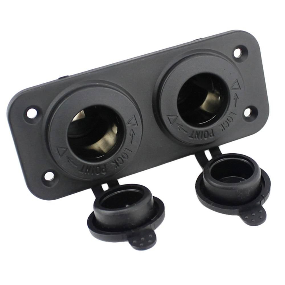 USA Car  Lighter Dual Socket Splitter 12V Charger Power Adapter Plug