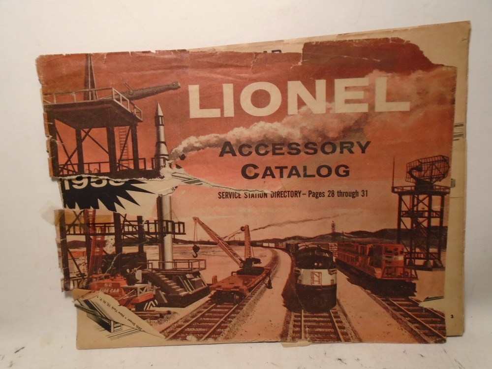 ORIGINAL LIONEL 1958 ACCESSORY CATALOG USED
