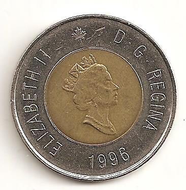 1996 CANADA 2 DOLLAR TOONIE