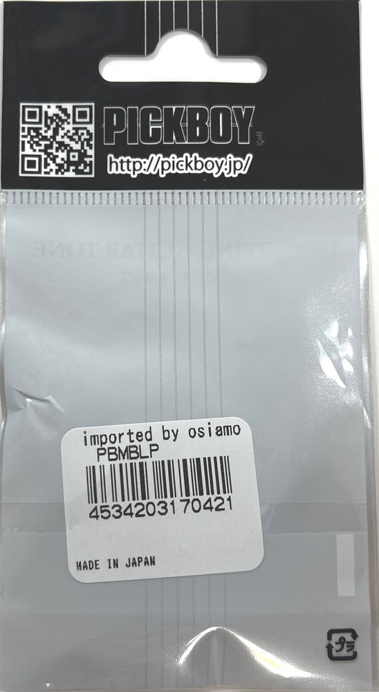 Pickboy Mandolin Picks 10 Pack Celluloid Black .50mm
