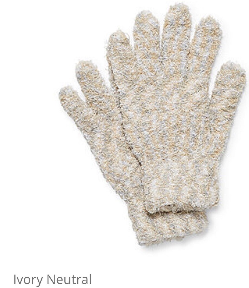MIXIT Essentials Touchtech Soft Ivory Grey Neutral Gloves, OS
