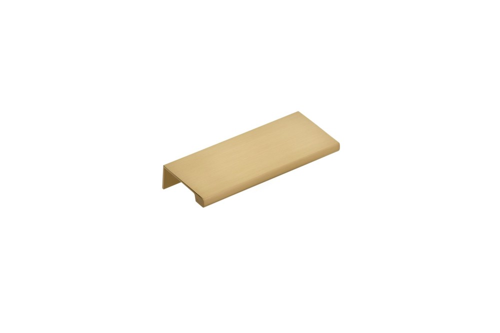 Emtek 87100US4 Cabinet Edge Pull 3" C-C Satin Brass