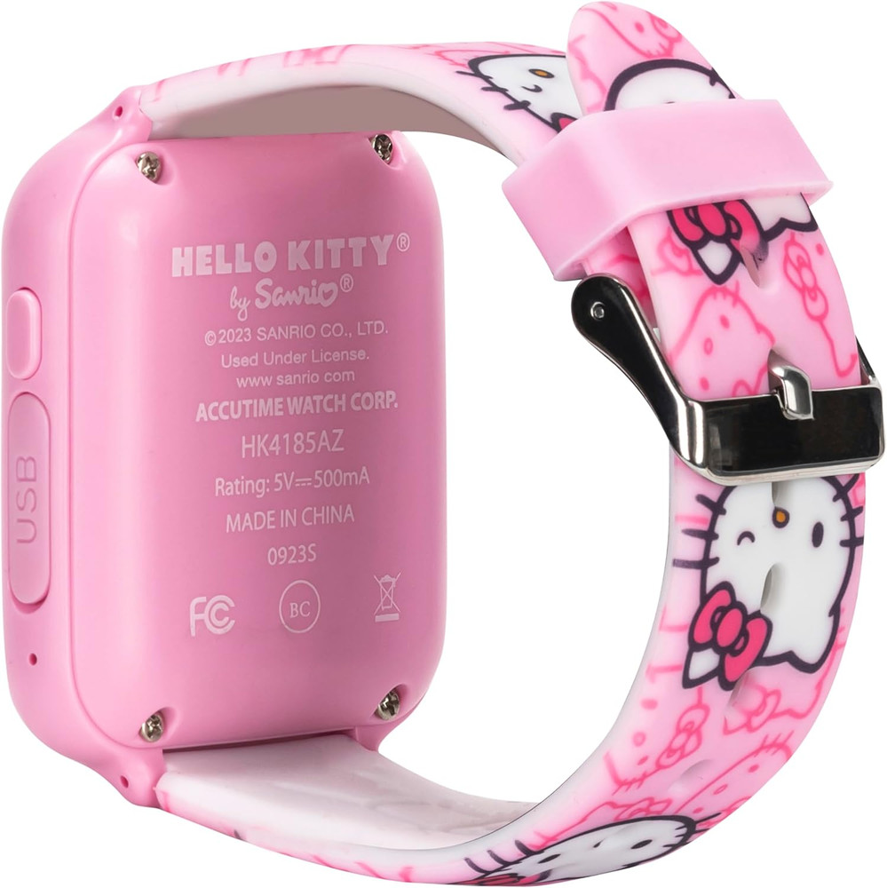 Hello Kitty Kids Smartwatch - Interactive Touchscreen with 10 Watch Faces, Camer