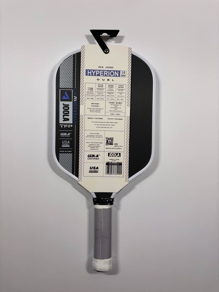 Joola Ben Johns Hyperion Pro IV 16mm Pickleball Paddle - Black