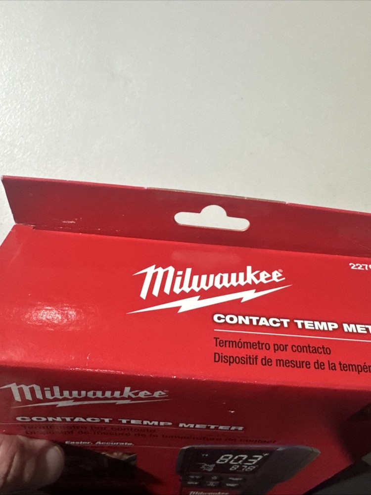 Milwaukee Contact Temp Meter.