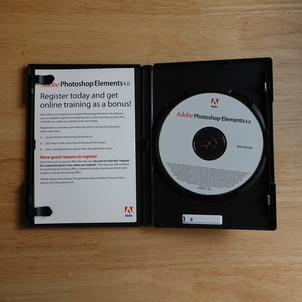 Adobe Photoshop Elements 4.0 Software 2005