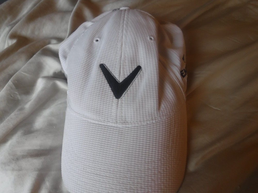 Golf Calaway HAt White Adjustable Pre OWned