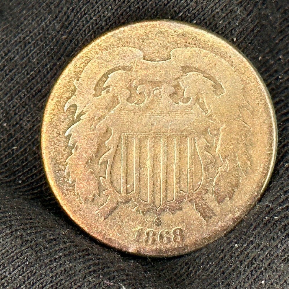 1868 TWO CENT PIECE