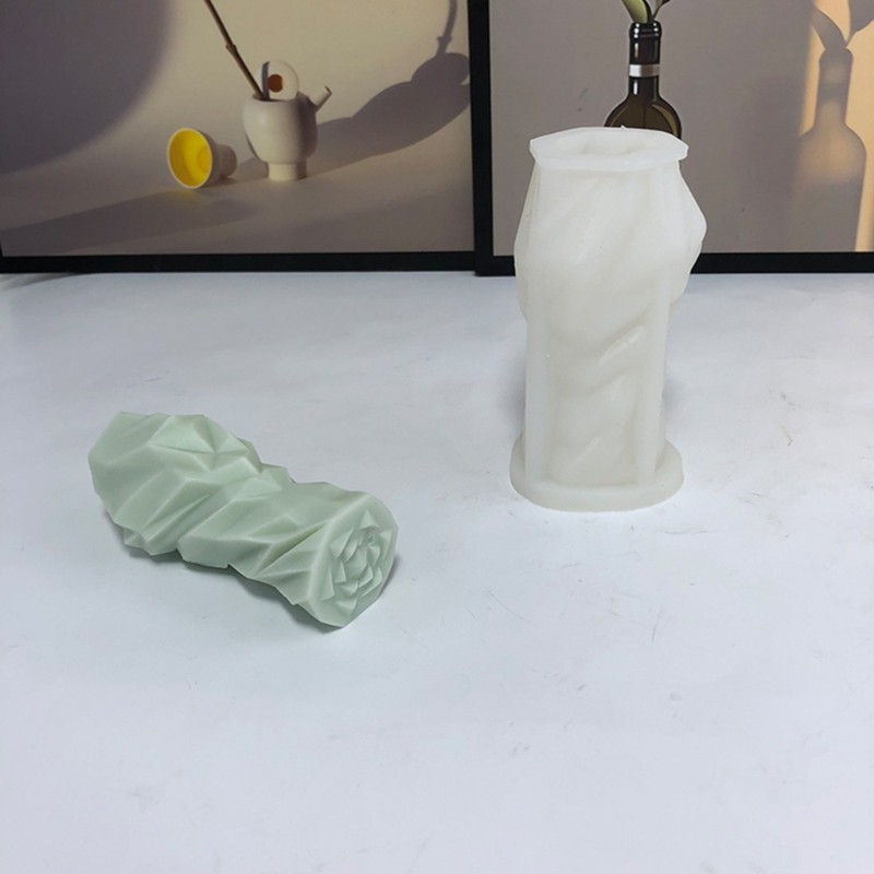 Irregular Geometric Resin Mold Shape Pillar Silicone Mould