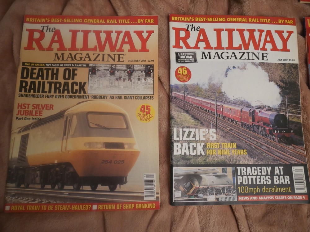 Railway Magazine: six issues from May 2001 - June 2003