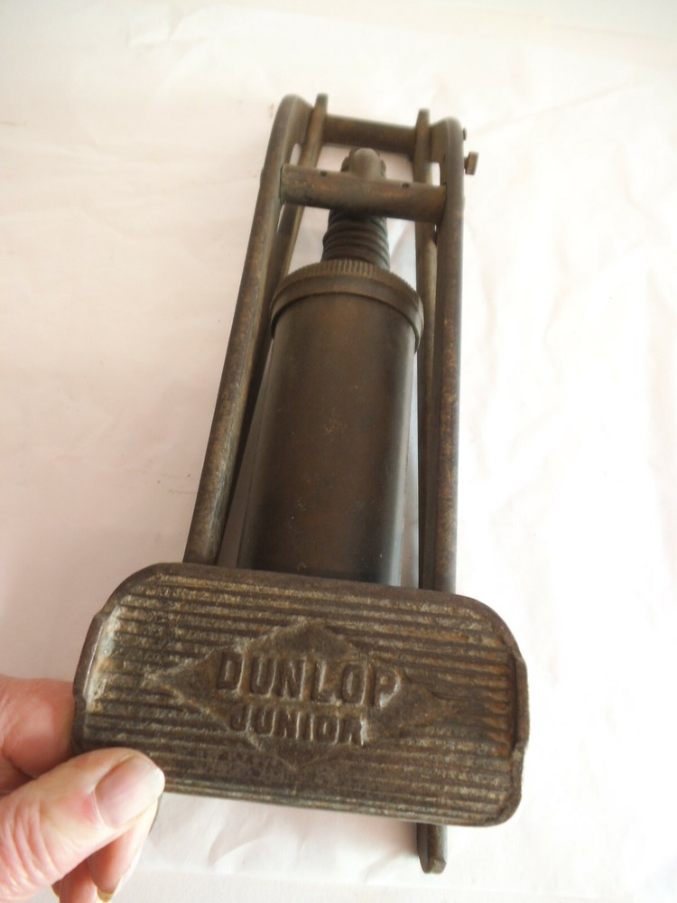 Vintage Dunlop Junior Foot Pump For Restoration