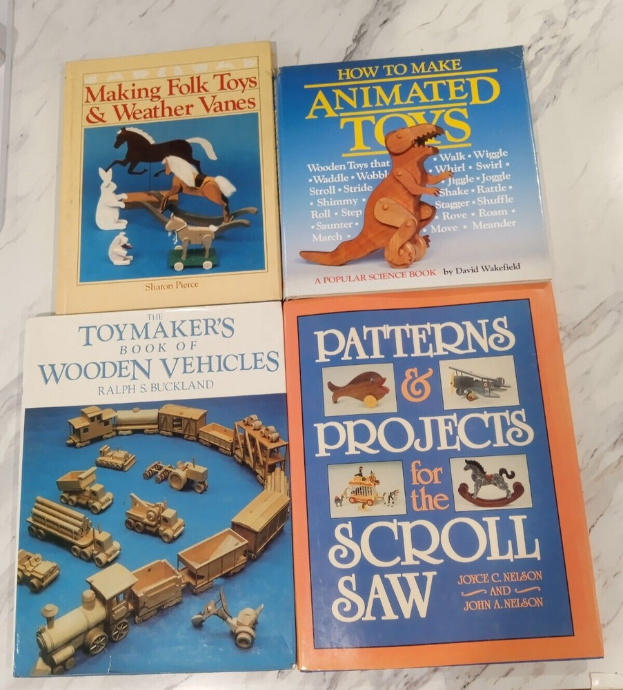 Woodworker's Toy Making 4 Book Lot