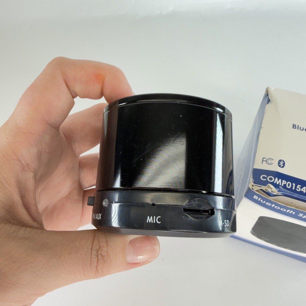 UPS Postal Service Speaker Black Metal Bluetooth Portable Mini