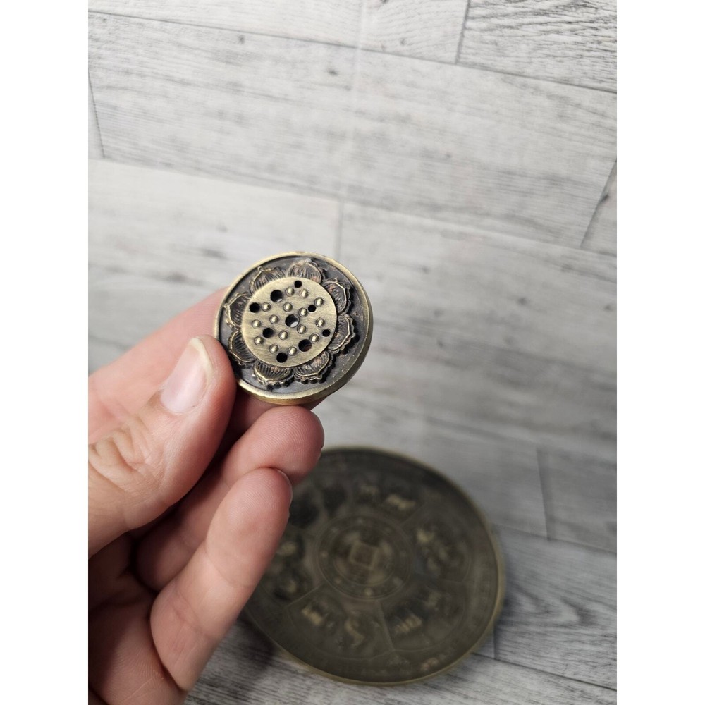 Midcentury Brass Incense Burner