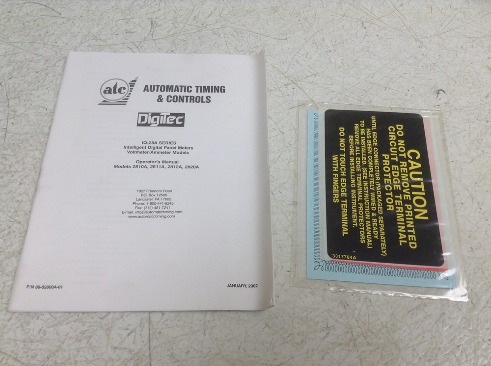 DigiTec 2811A-04FX Digital Panel Meter 2811A04FX New