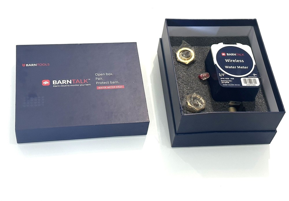 BARNTALK WIRELESS WATER METER  - 3/4"  BLUE