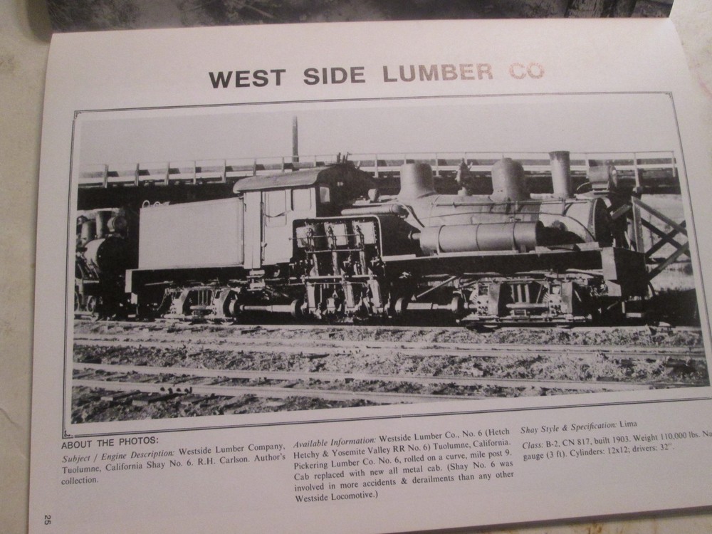 Geared Class B Shay Modeler's Handbook