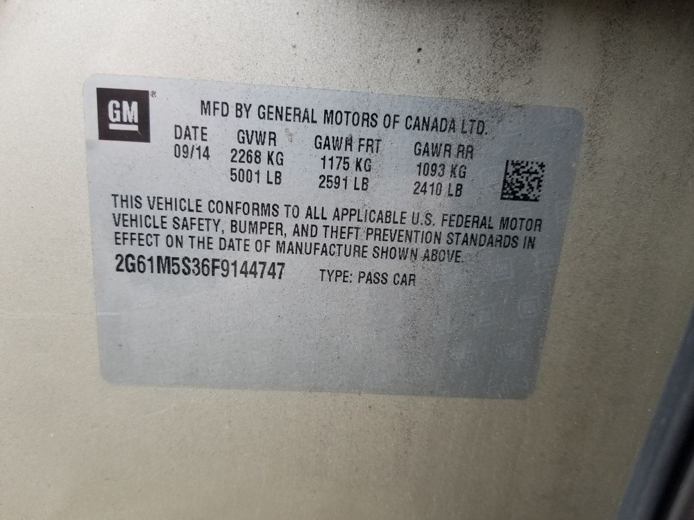 Camera/Projector Camera Behind Interior Mirror Opt Ueu Fits 15 ATS 5081701