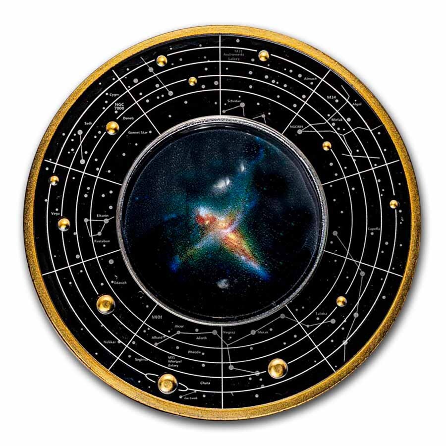 2024 Cameroon Silver Solar System: Galaxy Tinker Bell Triplet