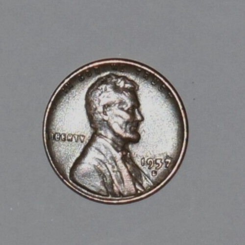 1957 D Penny Multi Error Filled 5 Weak D + Double Die Missing Letter Missing L