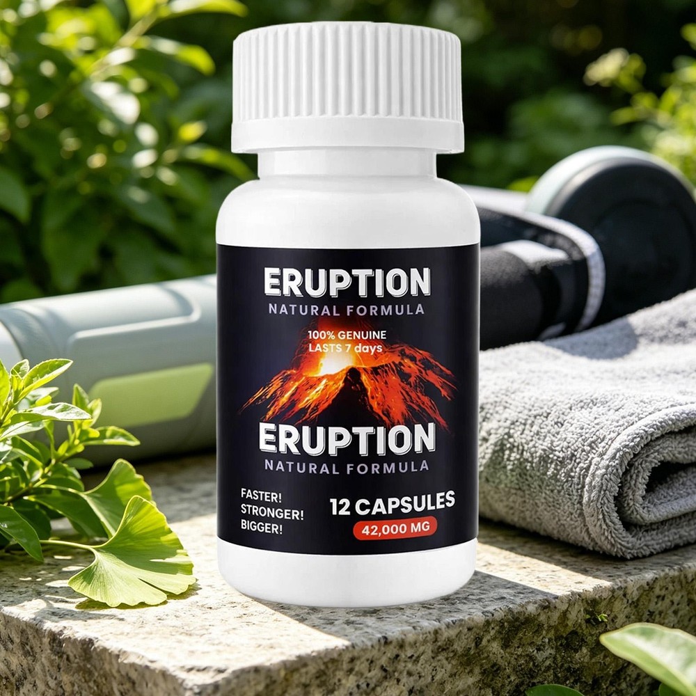 ERUPTION - Male Performance Support – Boost Stamina, Size, Stamina & Vitality